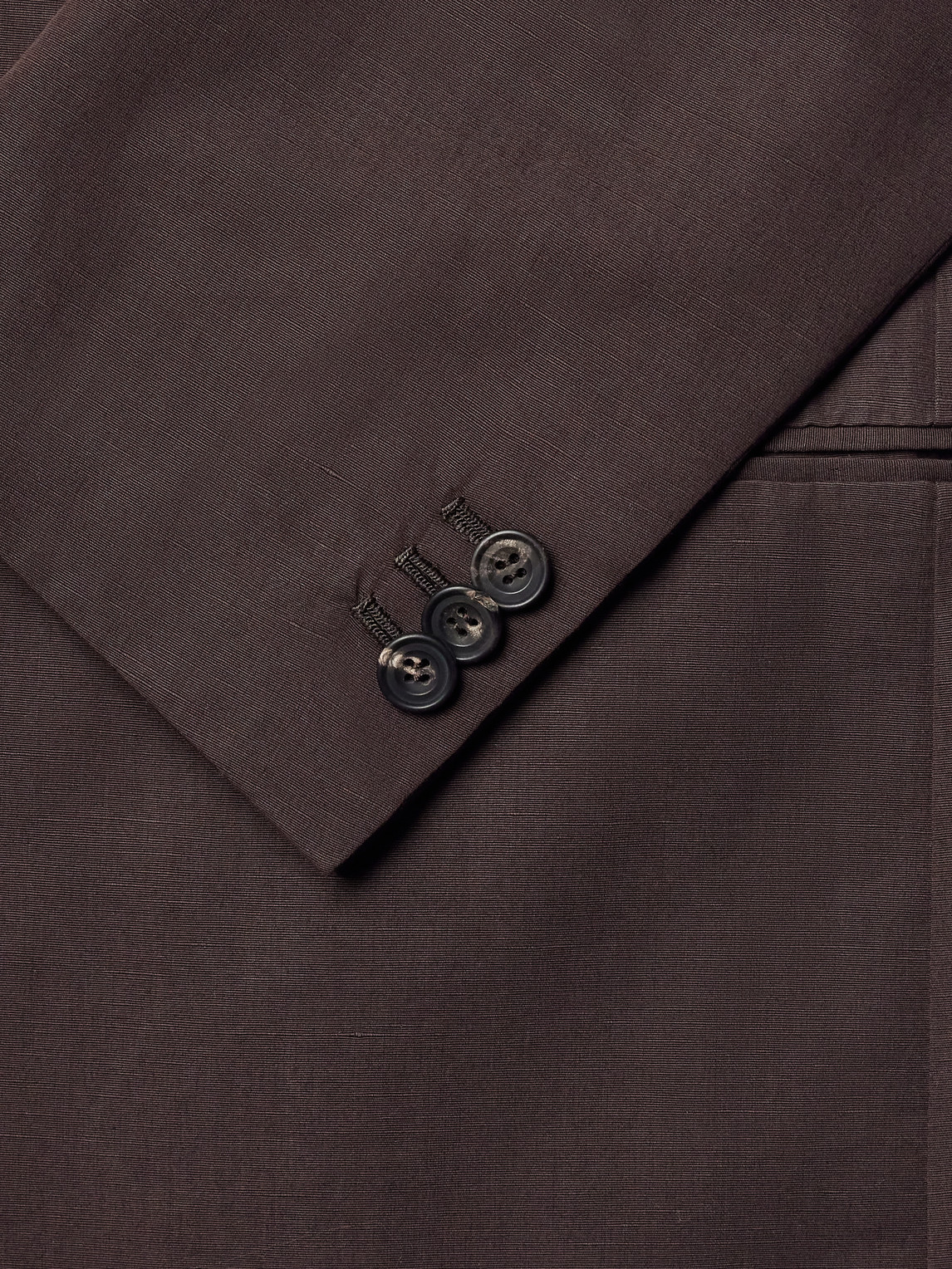 Cotton And Linen-Blend Suit Jacket