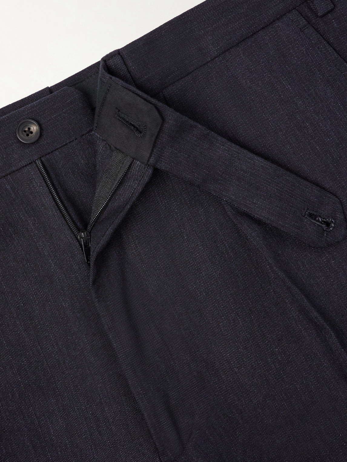 Waverly Straight-Leg Cotton And Linen-Blend Twill Suit Trousers