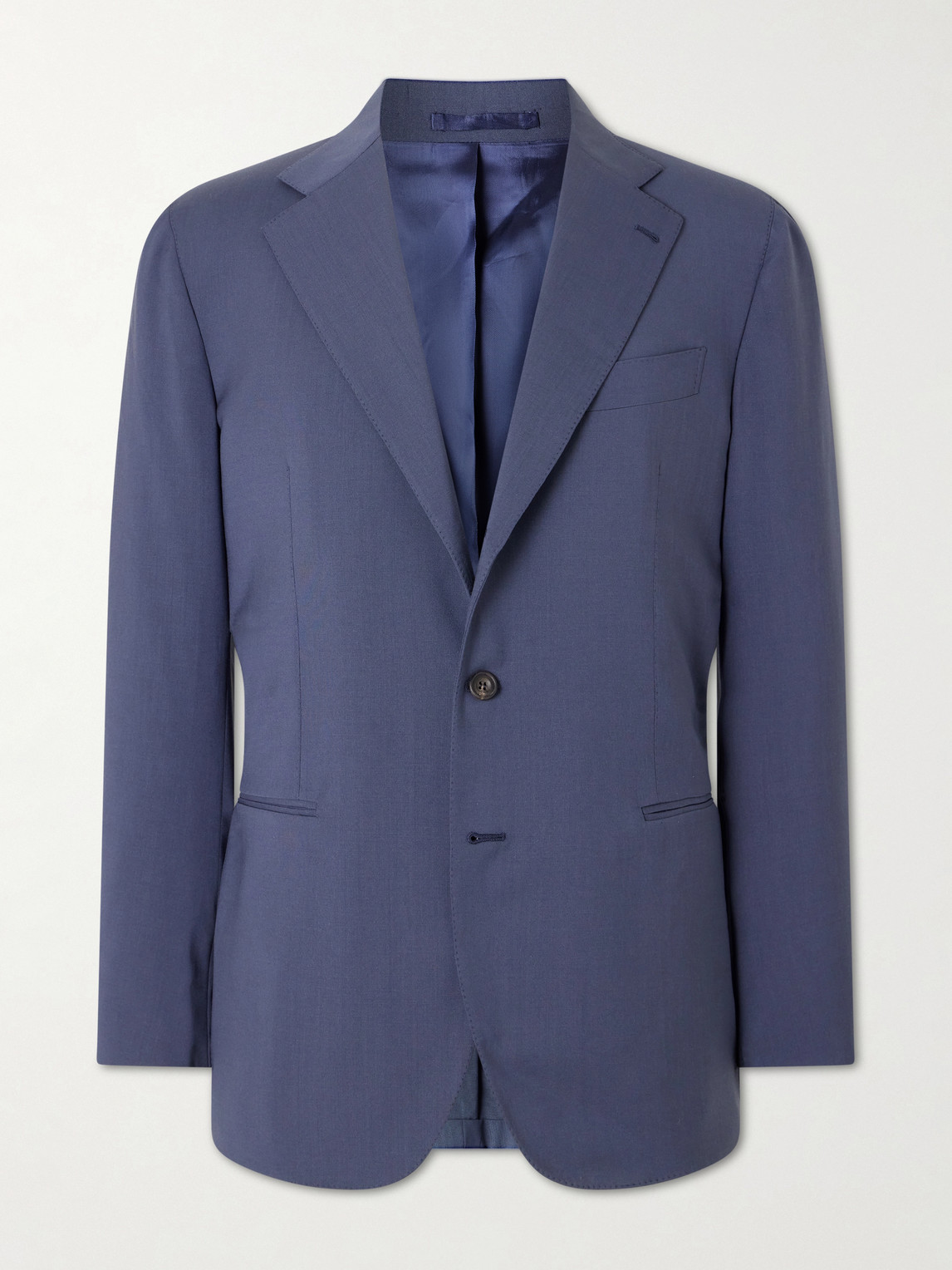 J. Mueser Virgin Wool Suit Jacket In Blue