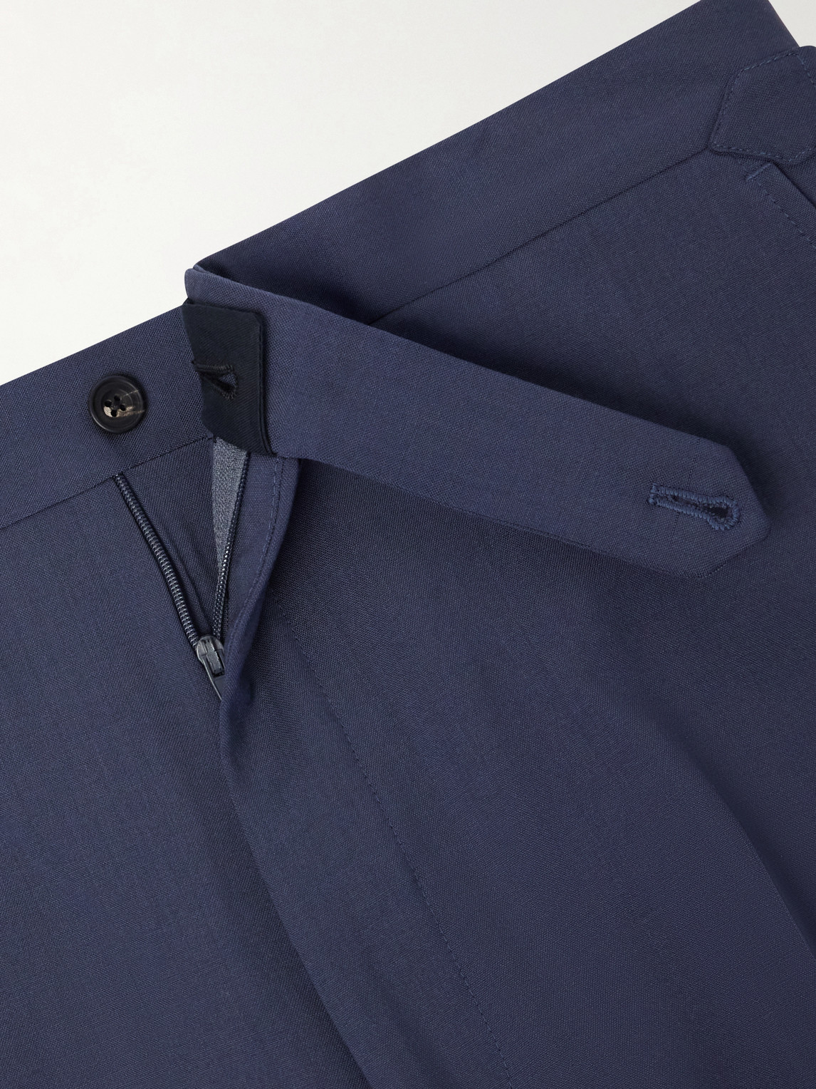 Waverly Straight-Leg Wool Twill Suit Trousers