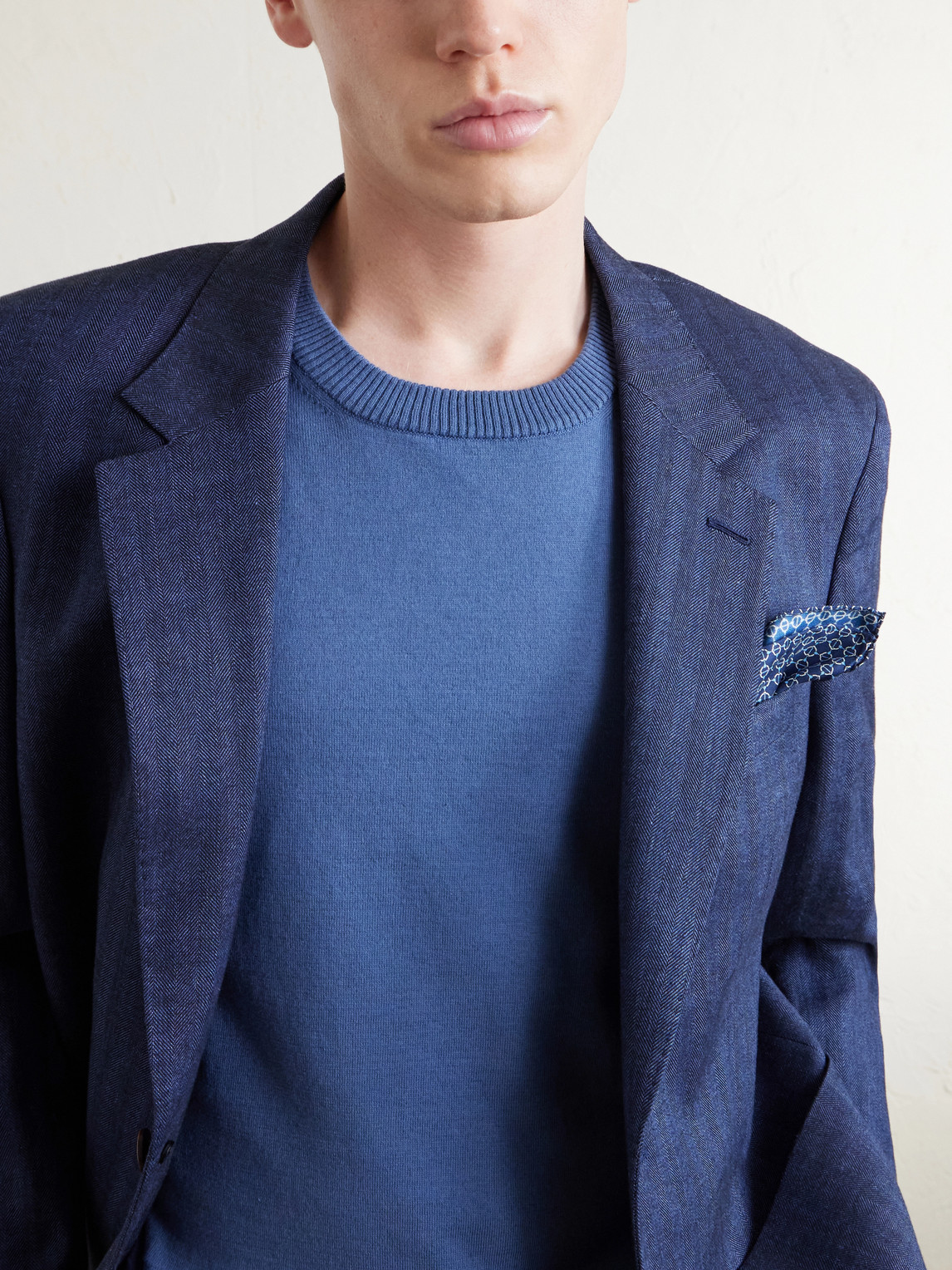 Knitted Cotton T-Shirt