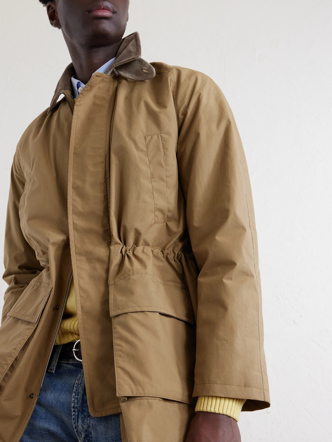 Game Corduroy-Trimmed Cotton Jacket