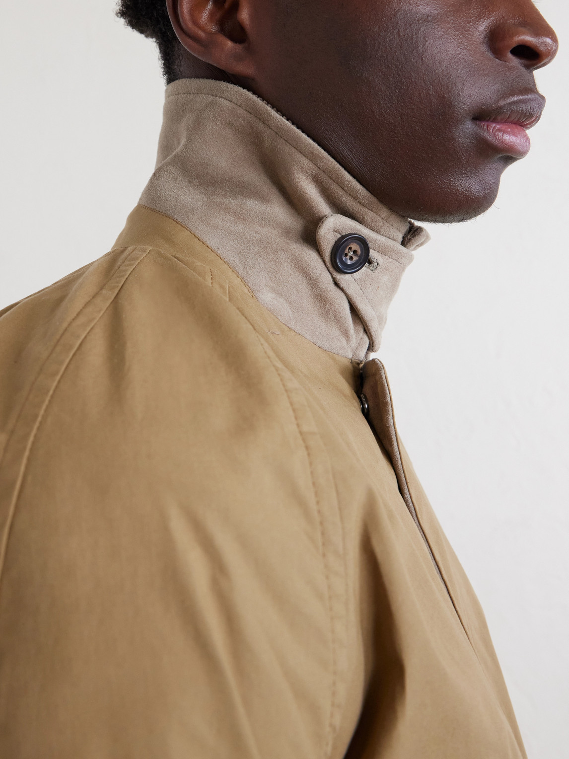 Game Corduroy-Trimmed Cotton Jacket