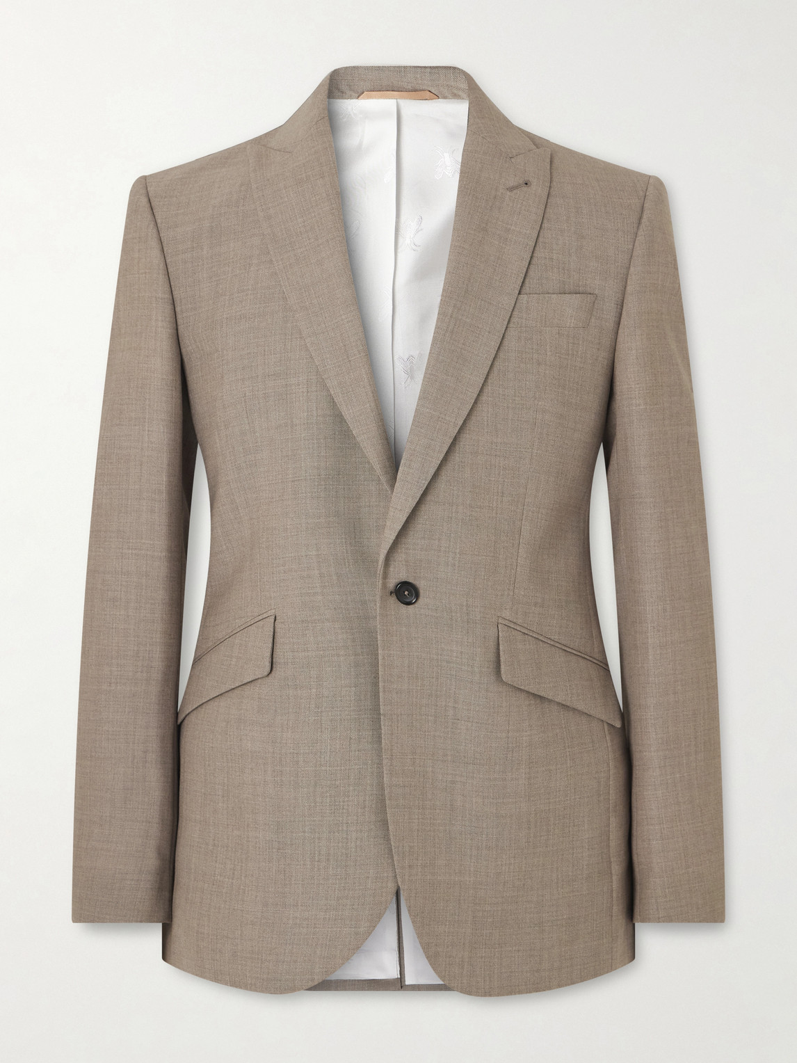 Favourbrook Newport Slim-fit Wool-twill Suit Jacket In Neutral