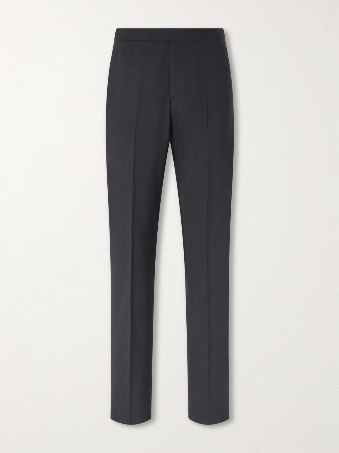 Favourbrook Dalton Slim-fit Straight-leg Stretch-wool Tuxedo Trousers In Black