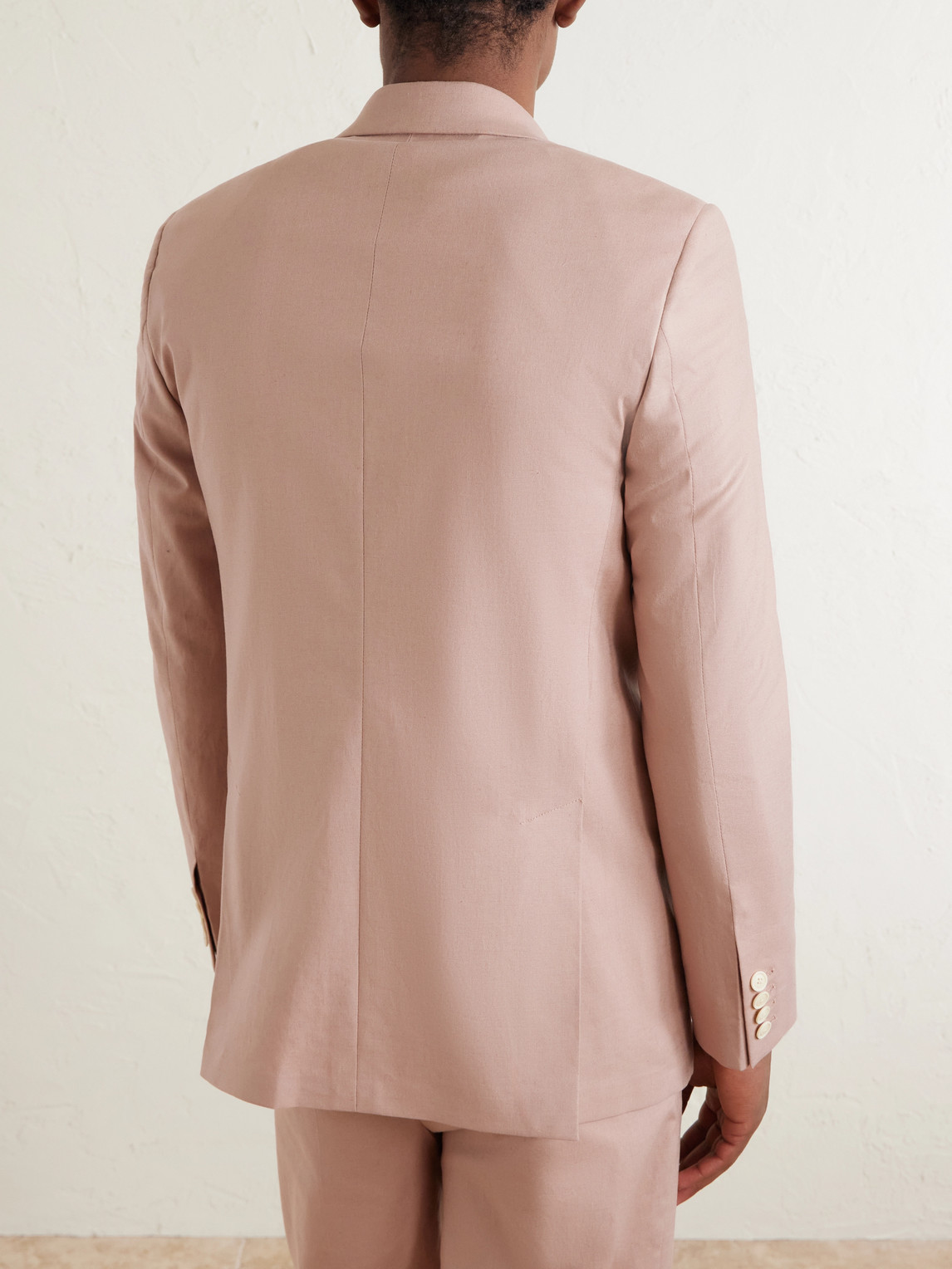  Favourbrook - Cooper Linen-blend Suit Jacket - Men - Pink - Uk/us 36 