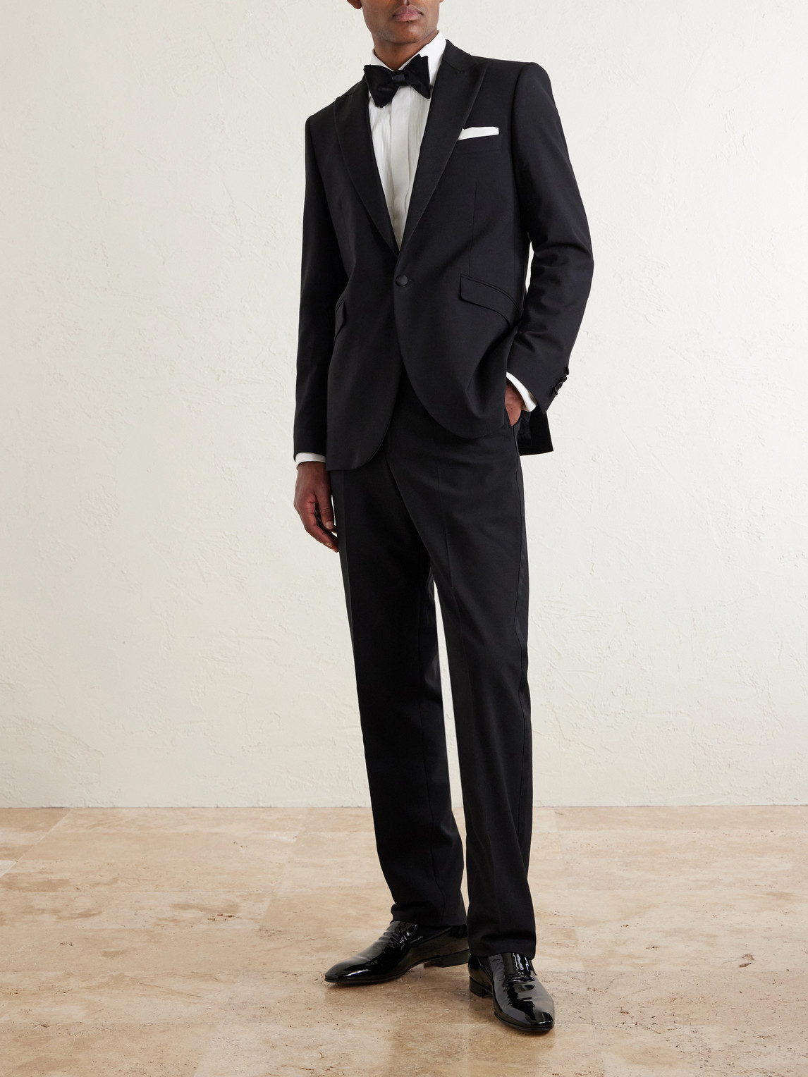Favourbrook Wool-blend Suit Jacket In Black