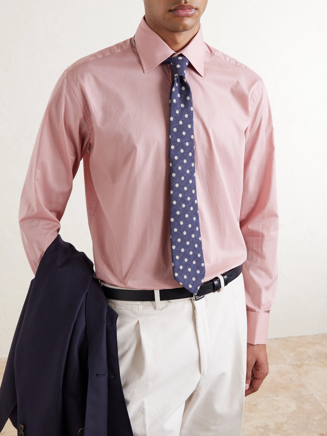Gatsby Classic-Collar Cotton-Poplin Shirt