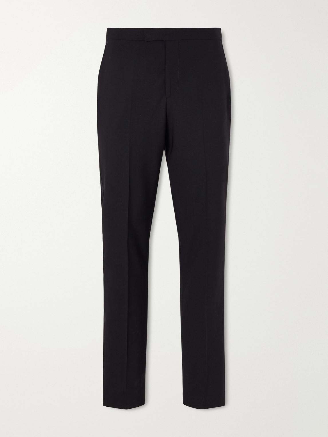 Favourbrook Straight-leg Wool-blend Tuxedo Trousers In Black