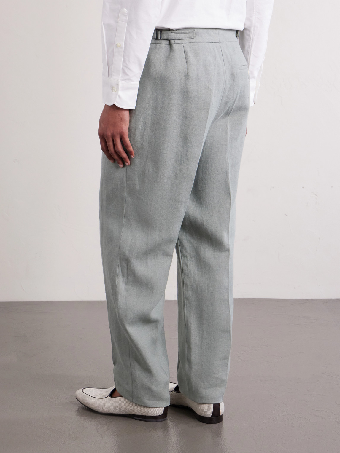  Favourbrook - Cooper Slim-fit Linen Suit Trousers - Men - Green - Uk/us 28 