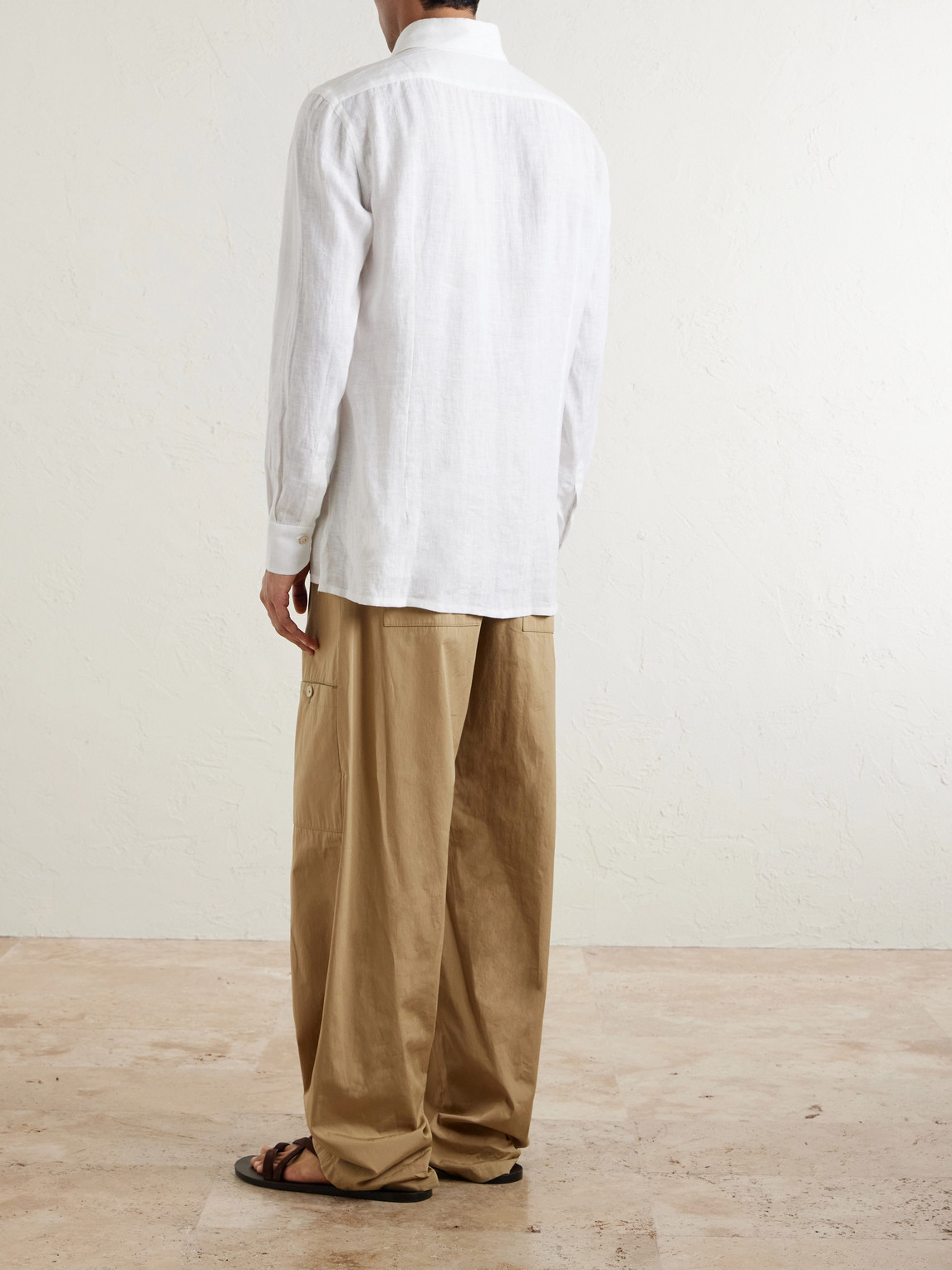 Straight Cut Linen Shirt