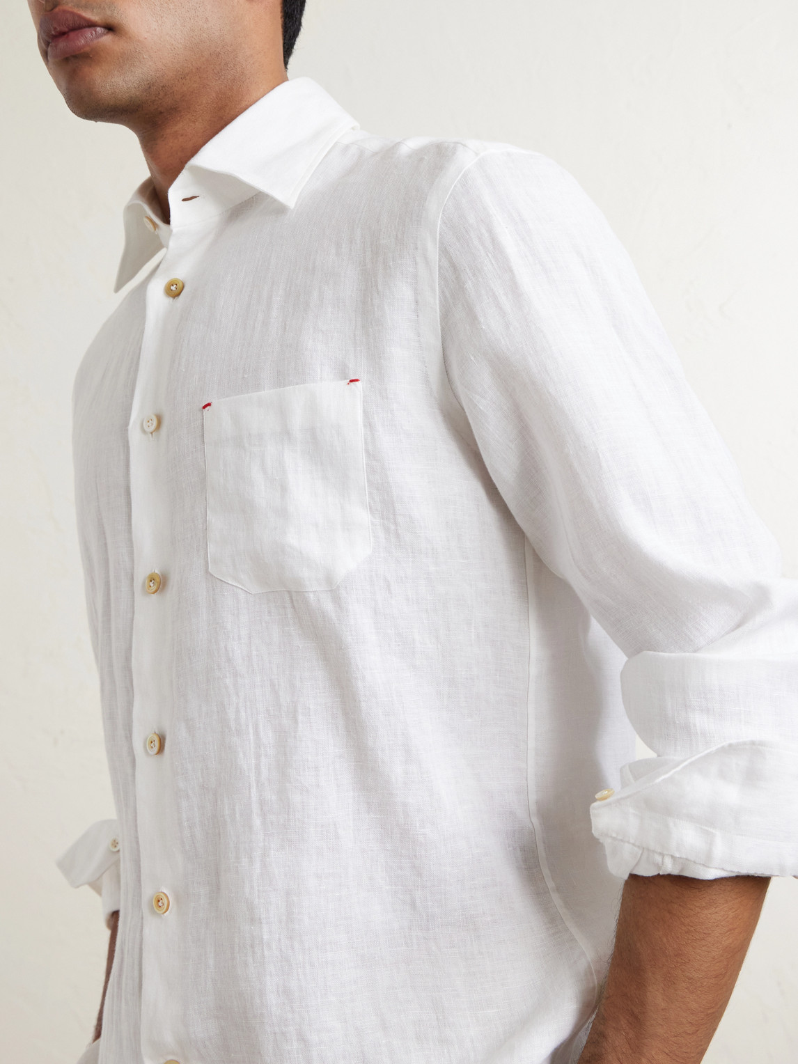 Straight Cut Linen Shirt