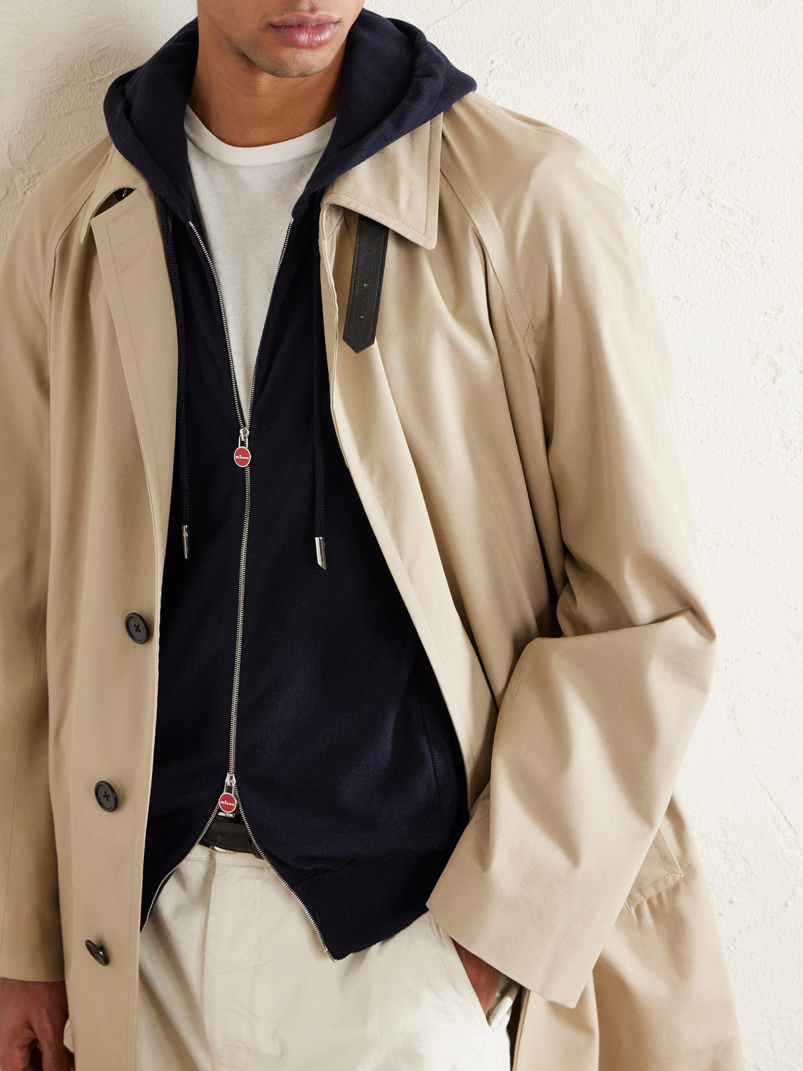 Cotton-Jersey Zip-Up Hoodie