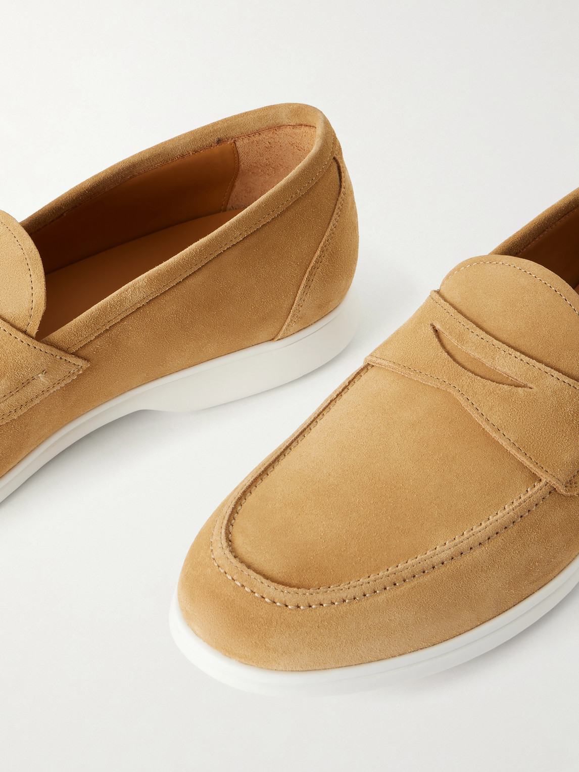 Suede Penny Loafers