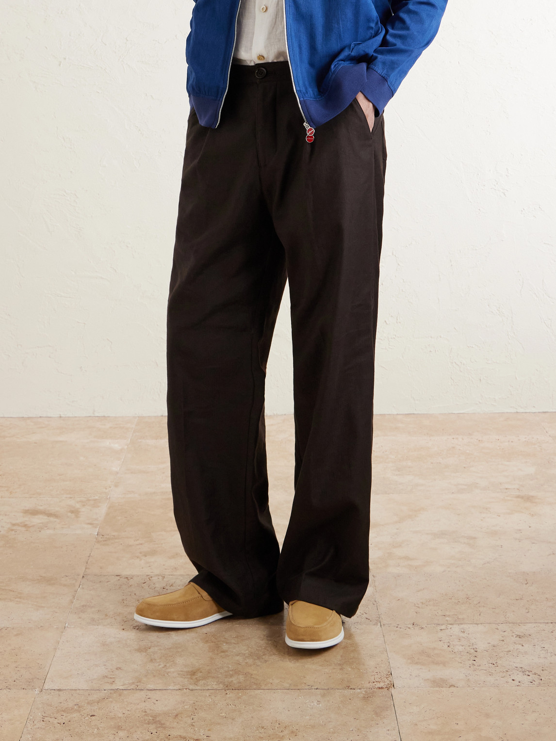Suede Penny Loafers