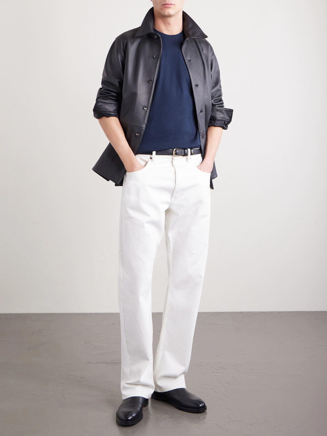 Knitted Cotton T-Shirt
