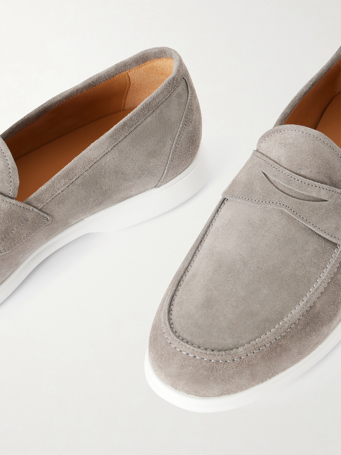 Suede Penny Loafers