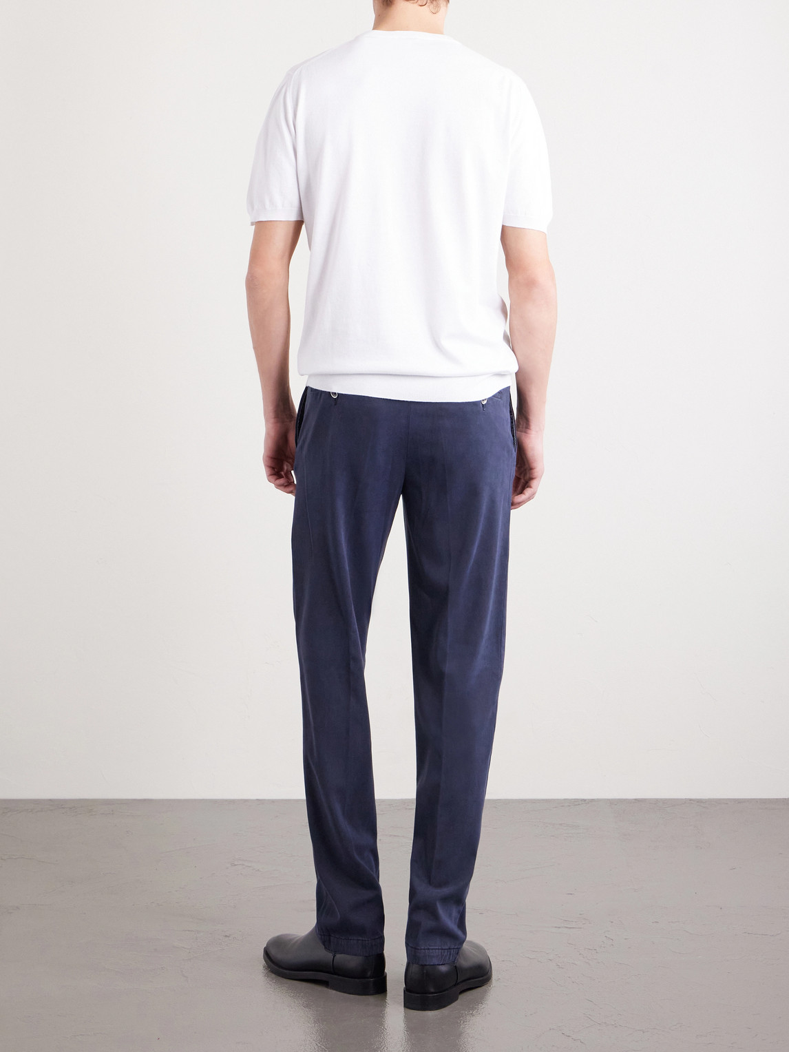 Knitted Cotton T-Shirt