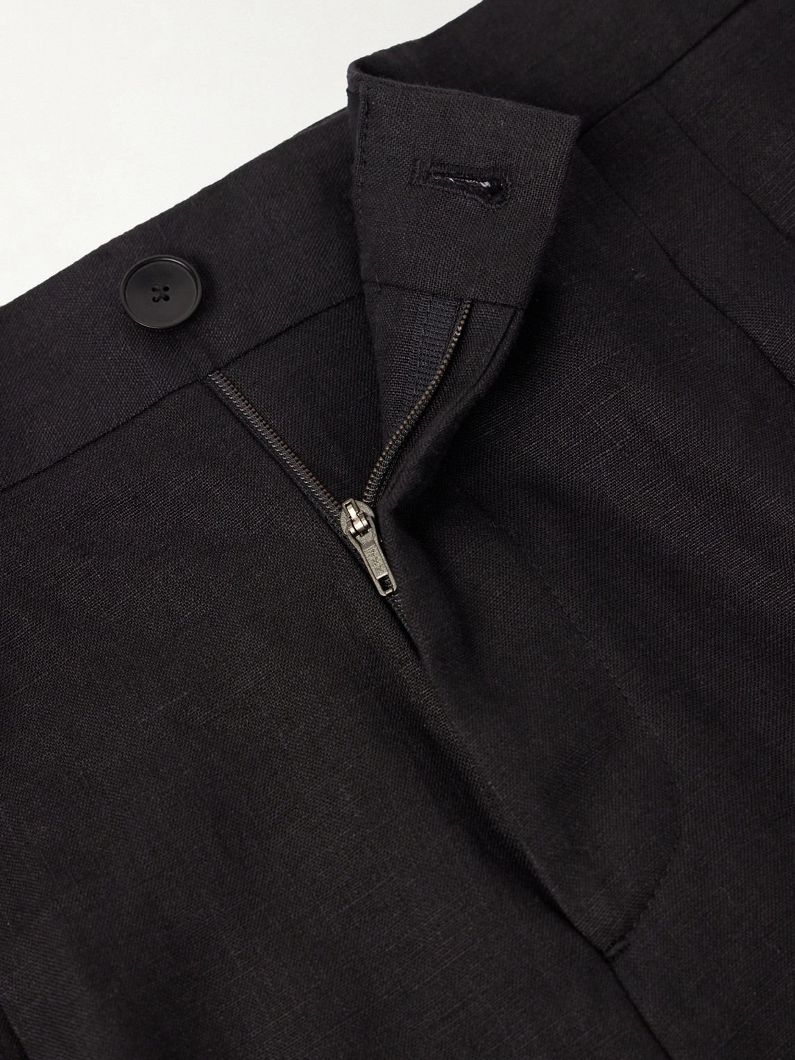 Mr P. - Straight-Leg Pleated Linen Trousers