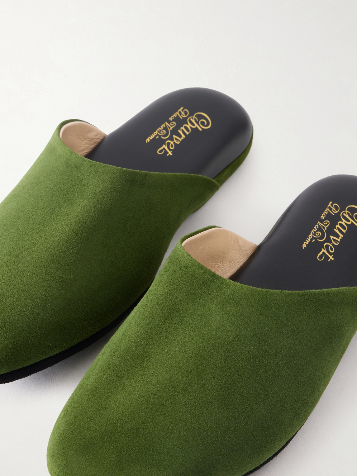  Charvet - Suede Slippers - Men - Green - M 