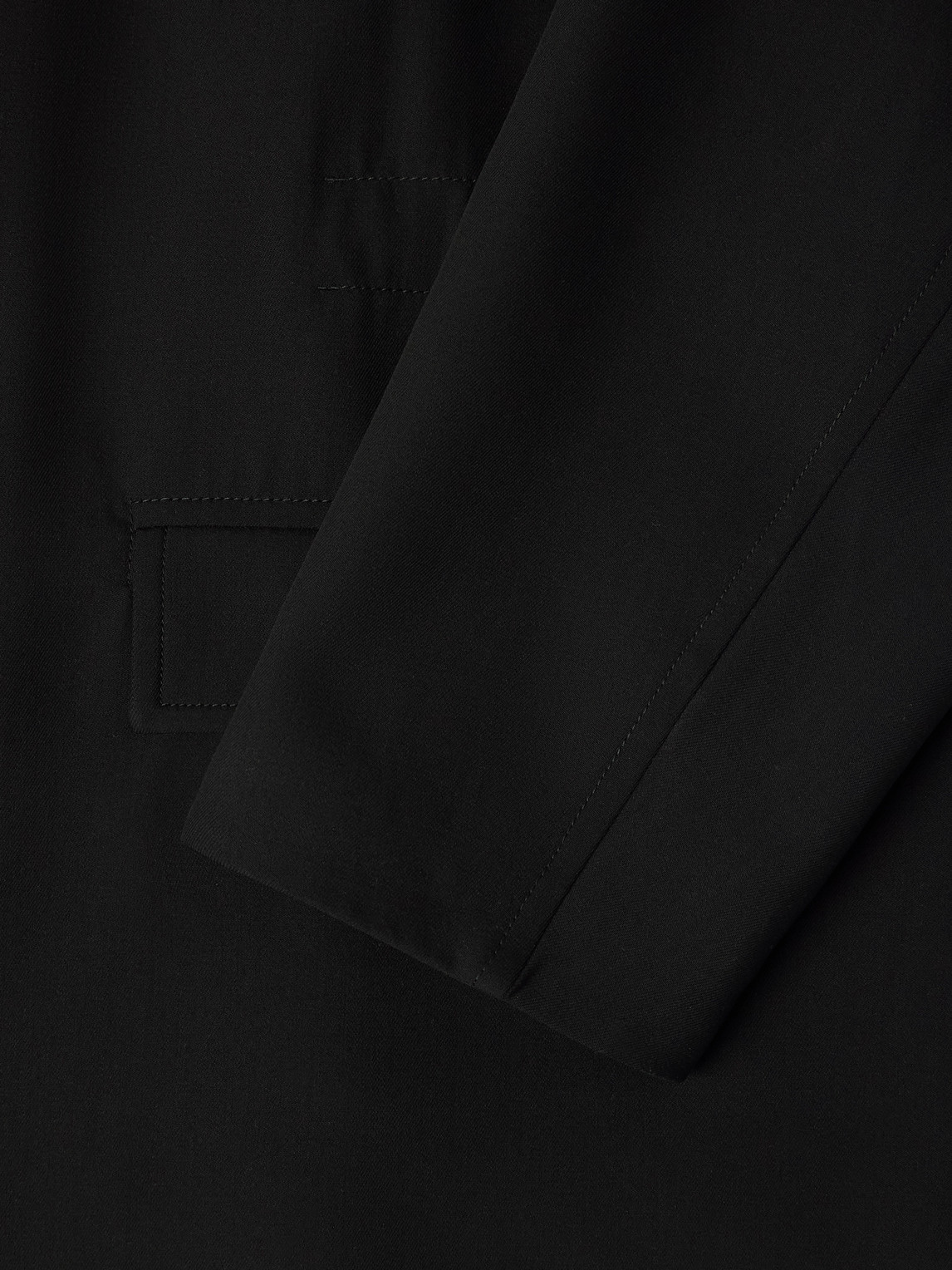 The Row Tanith Wool-gabardine Jacket In Black