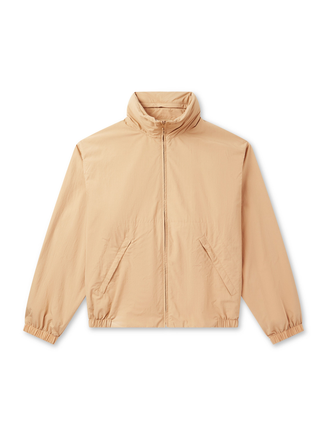 The Row Rhian Shell Bomber Jacket In Brown