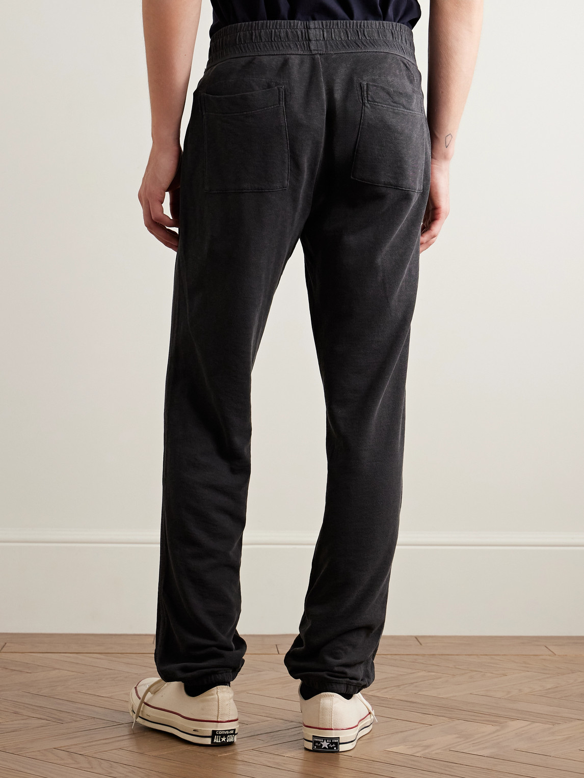 Straight-Leg Cotton-Jersey Sweatpants