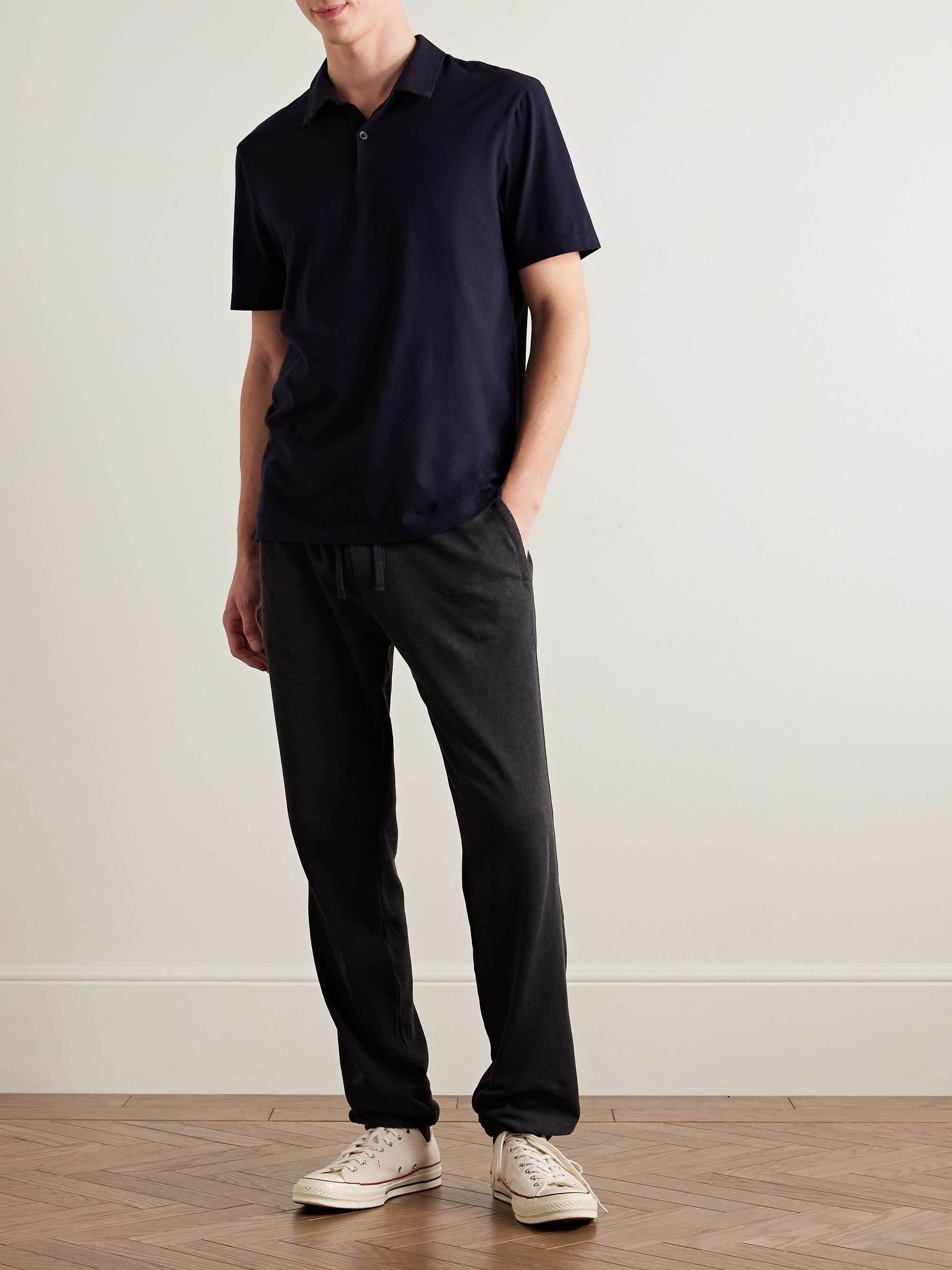 JAMES PERSE Tapered Supima Cotton-Jersey Sweatpants