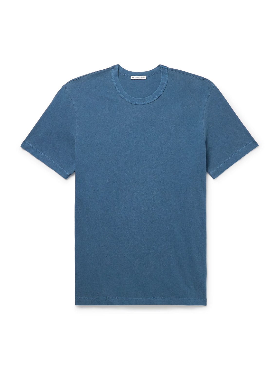 James Perse Combed Cotton-jersey T-shirt In Blue
