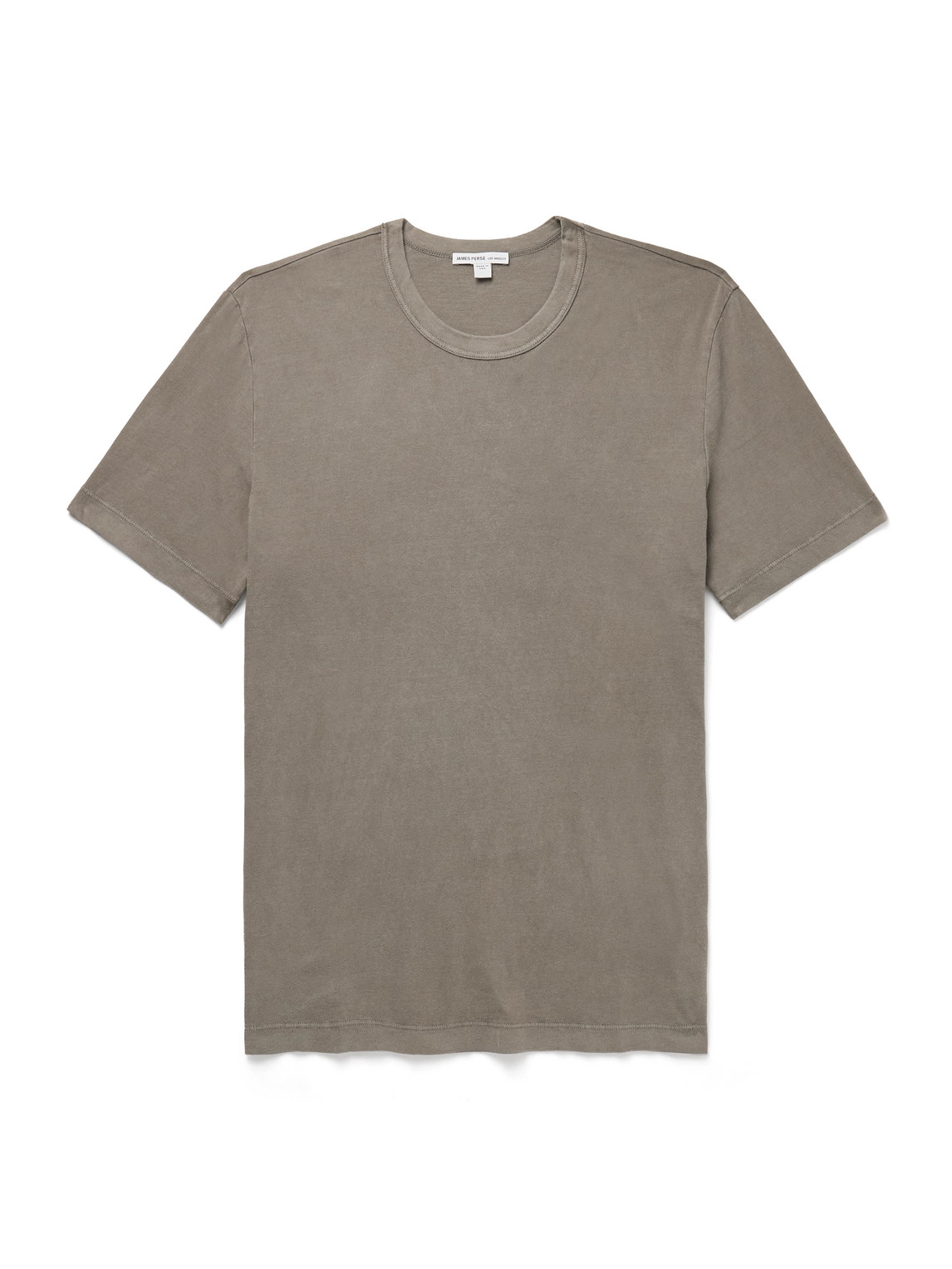 James Perse Combed Cotton-jersey T-shirt In Gray