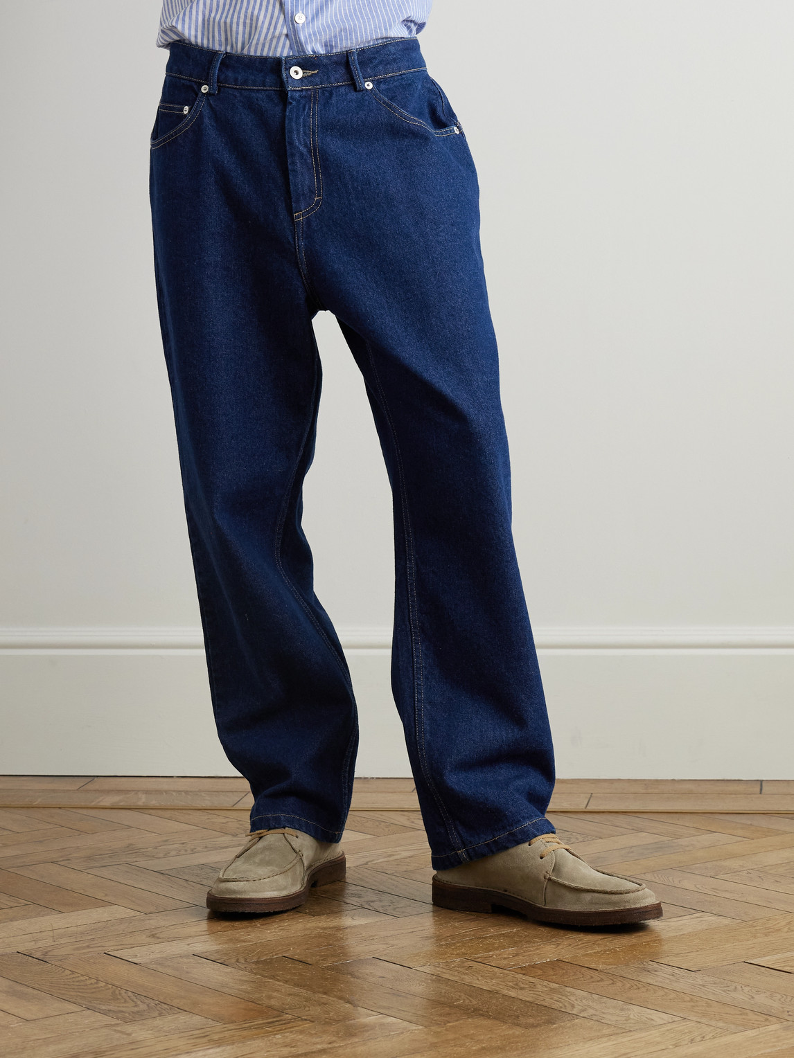  Folk - Barrel-leg Jeans - Men - Blue - Uk/us 32 