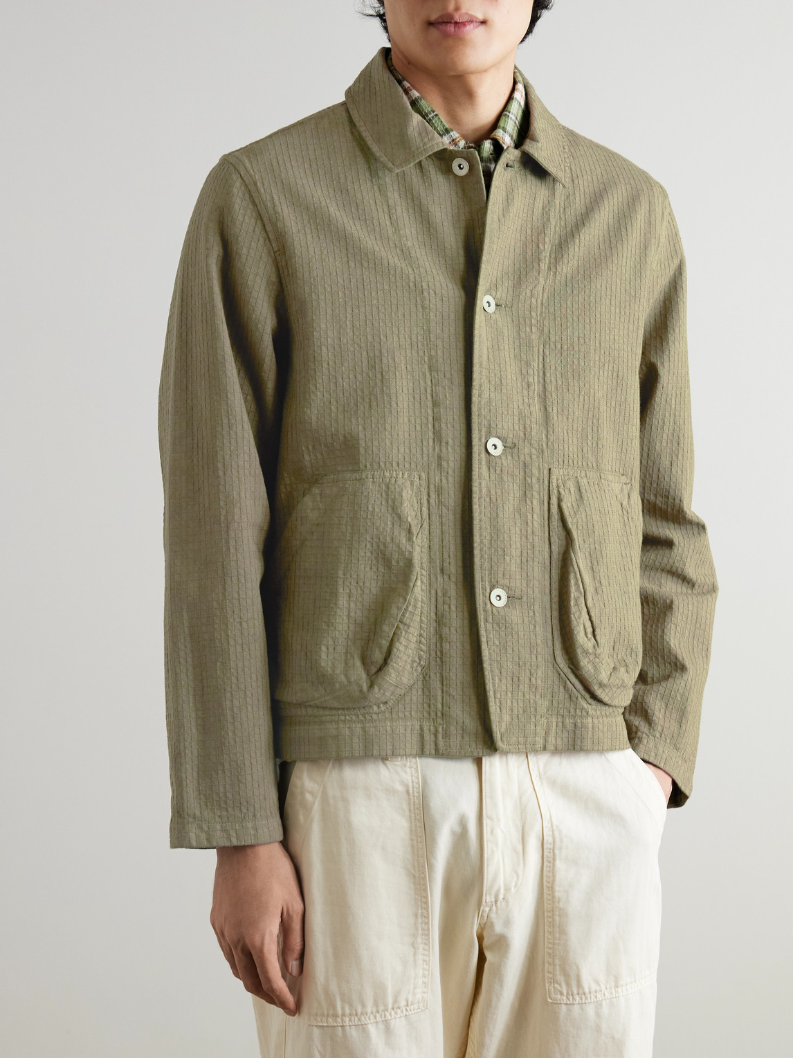  Folk - Prism Cotton-ripstop Blouson Jacket - Men - Green - S 