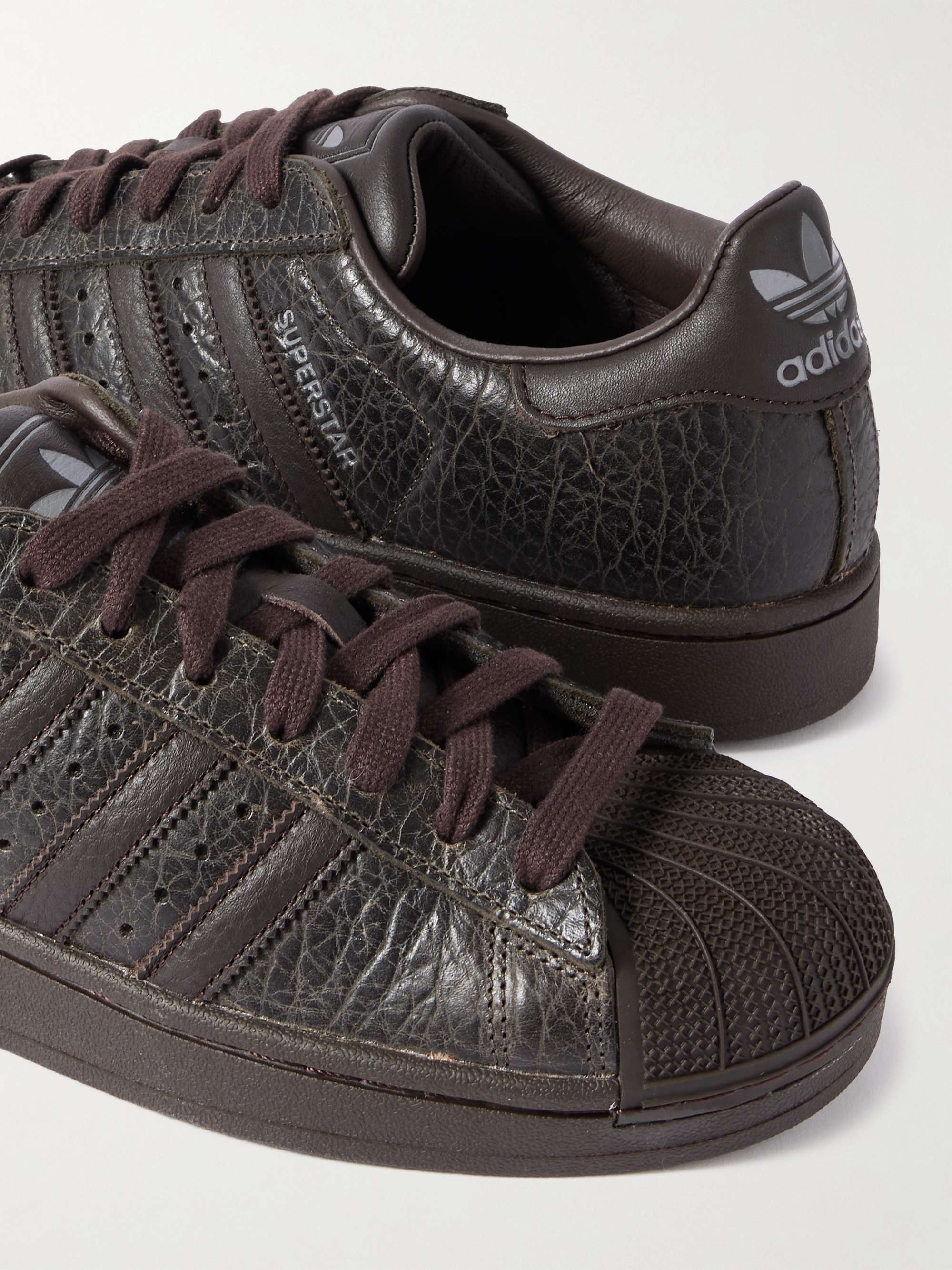 adidas gazelle silver green womens adidas Women's Superstar II "Leopard Dark Brown Ivory" main image 1