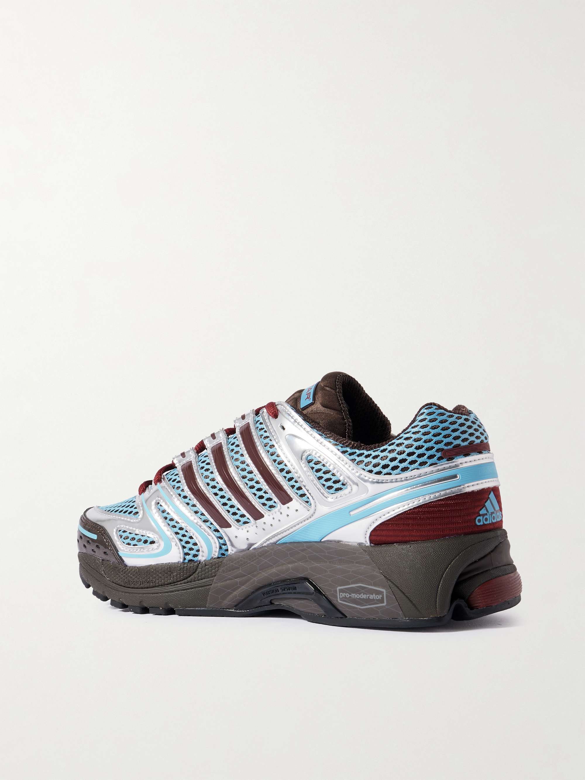 ADIDAS ORIGINALS Adistar Control 5 Rubber-Trimmed Mesh Sneakers for Men ...