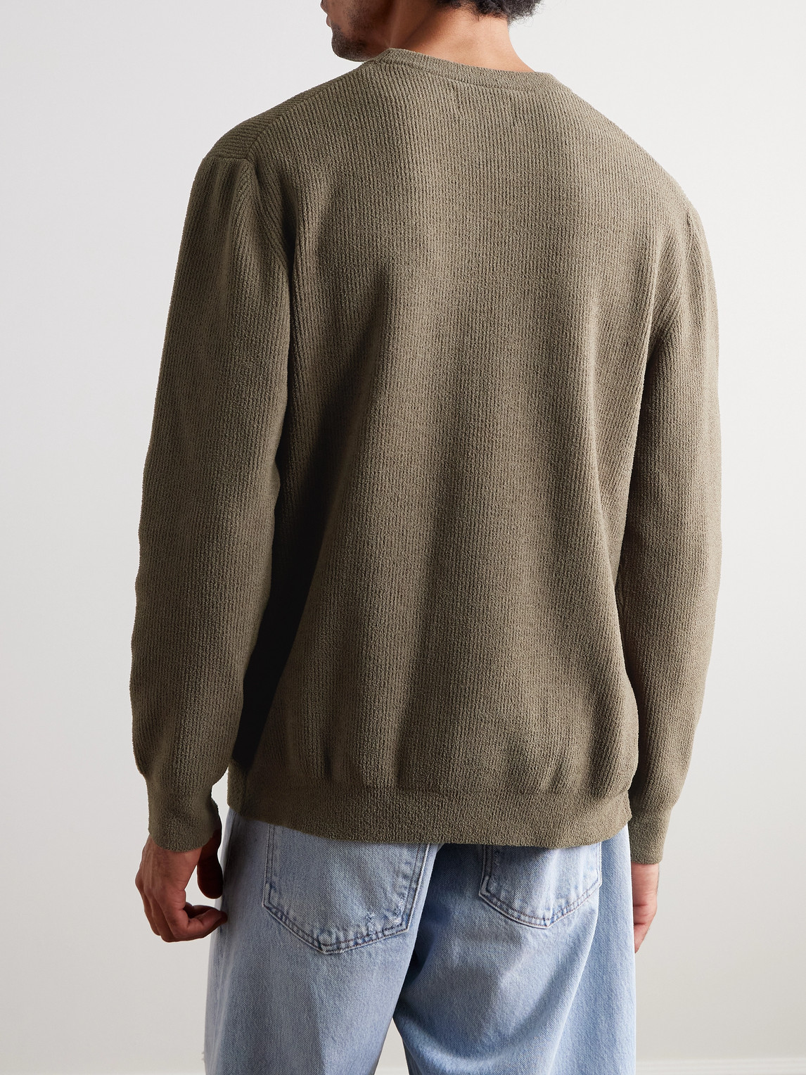  Nn07 - Danny 6429 Ribbed-knit Sweater - Men - Brown - S 