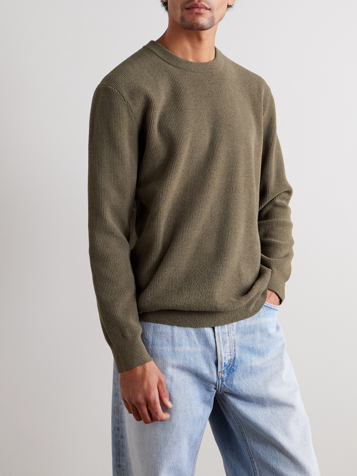  Nn07 - Danny 6429 Ribbed-knit Sweater - Men - Brown - S 