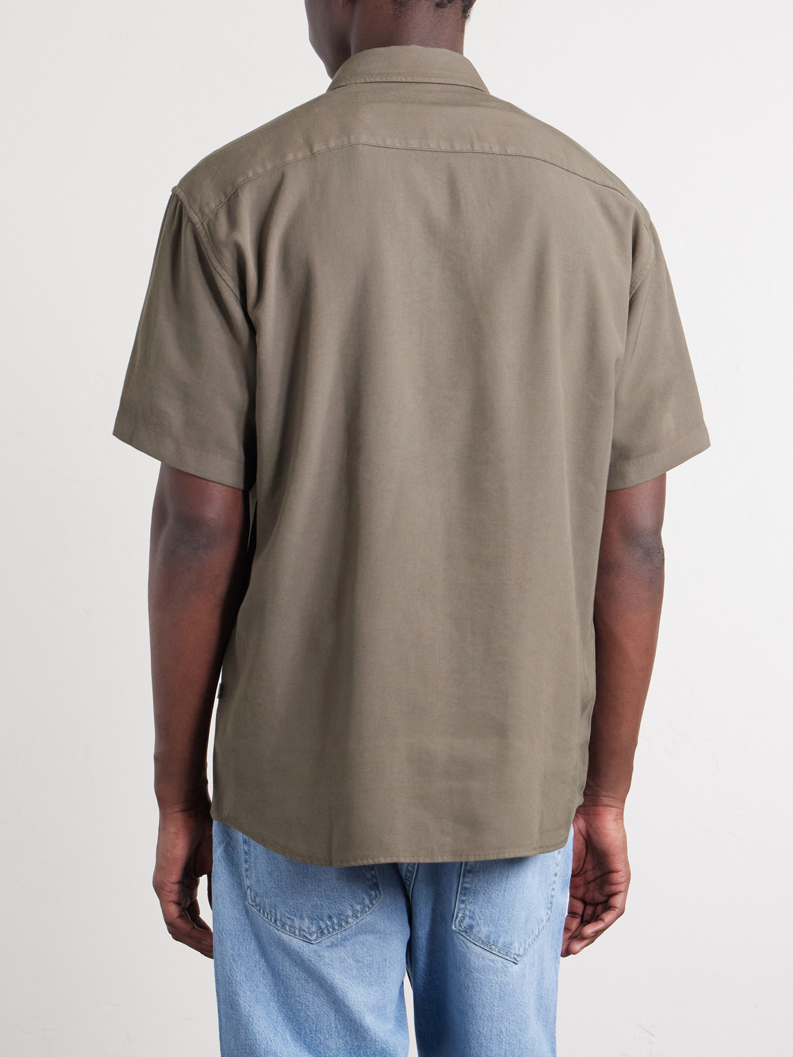  Nn07 - Deon 5027 Lenzing™ Ecovero™-blend Shirt - Men - Green - S 