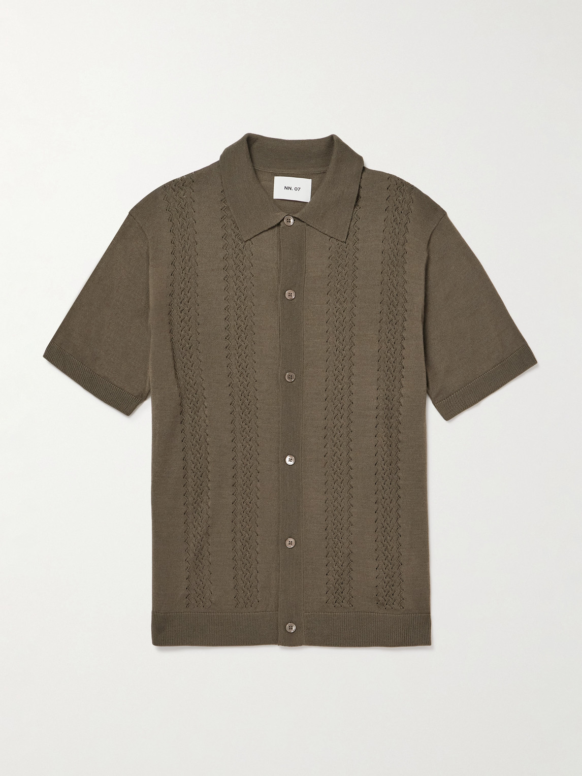 NN07 Thor 6584 Open-Knit Wool-Blend Cardigan - Men