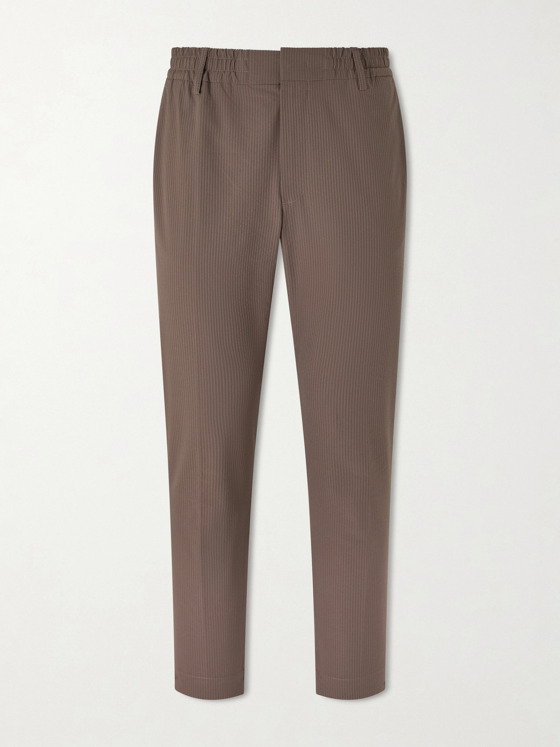 NN07 Billie 10038 Straight-Leg Seersucker Drawstring Trousers - Men