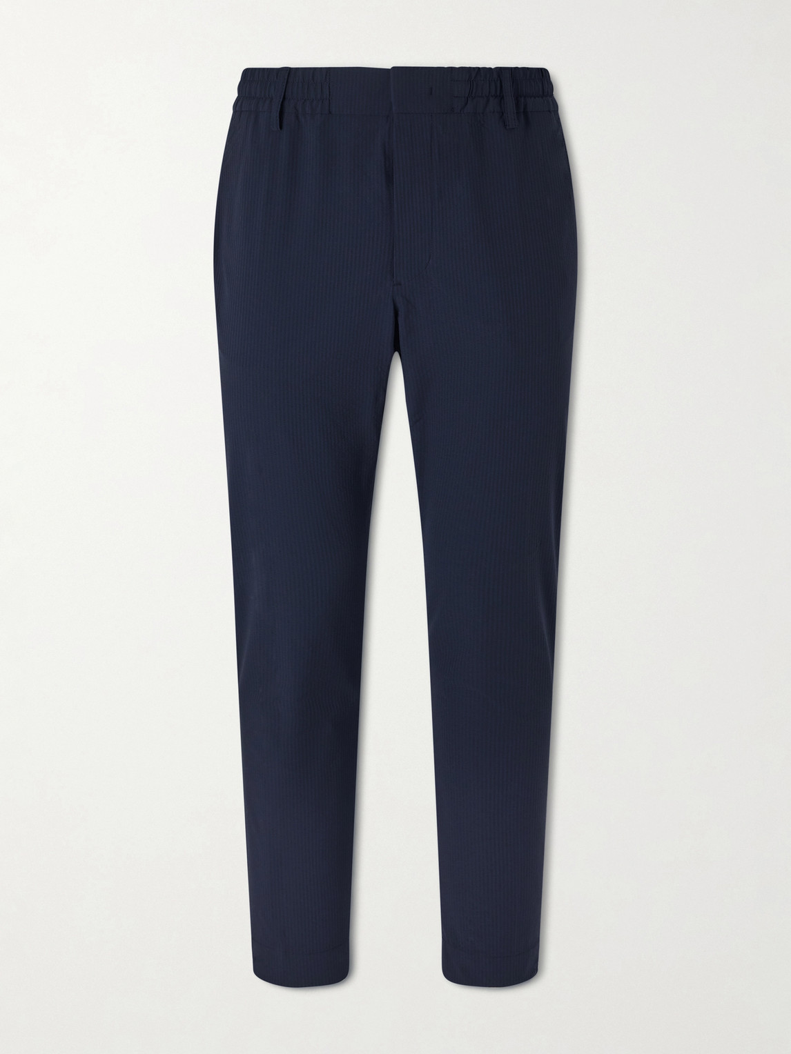 NN07 Billie 10038 Straight-Leg Seersucker Drawstring Trousers - Men