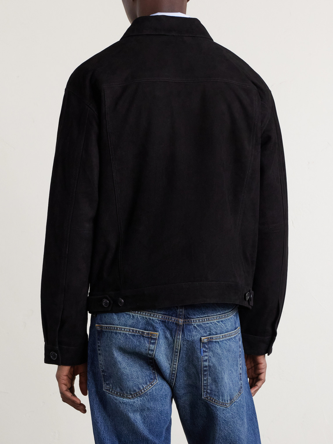  Nn07 - Roy 90031 Suede Jacket - Men - Black - M 