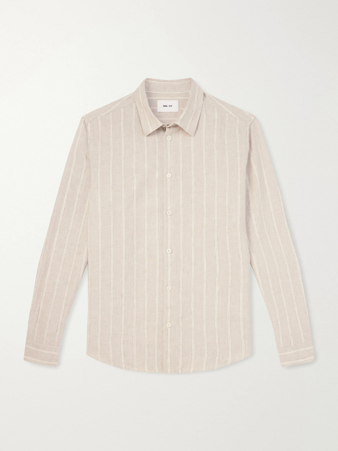 NN07 Enzo 5728 Striped Linen Shirt - Men