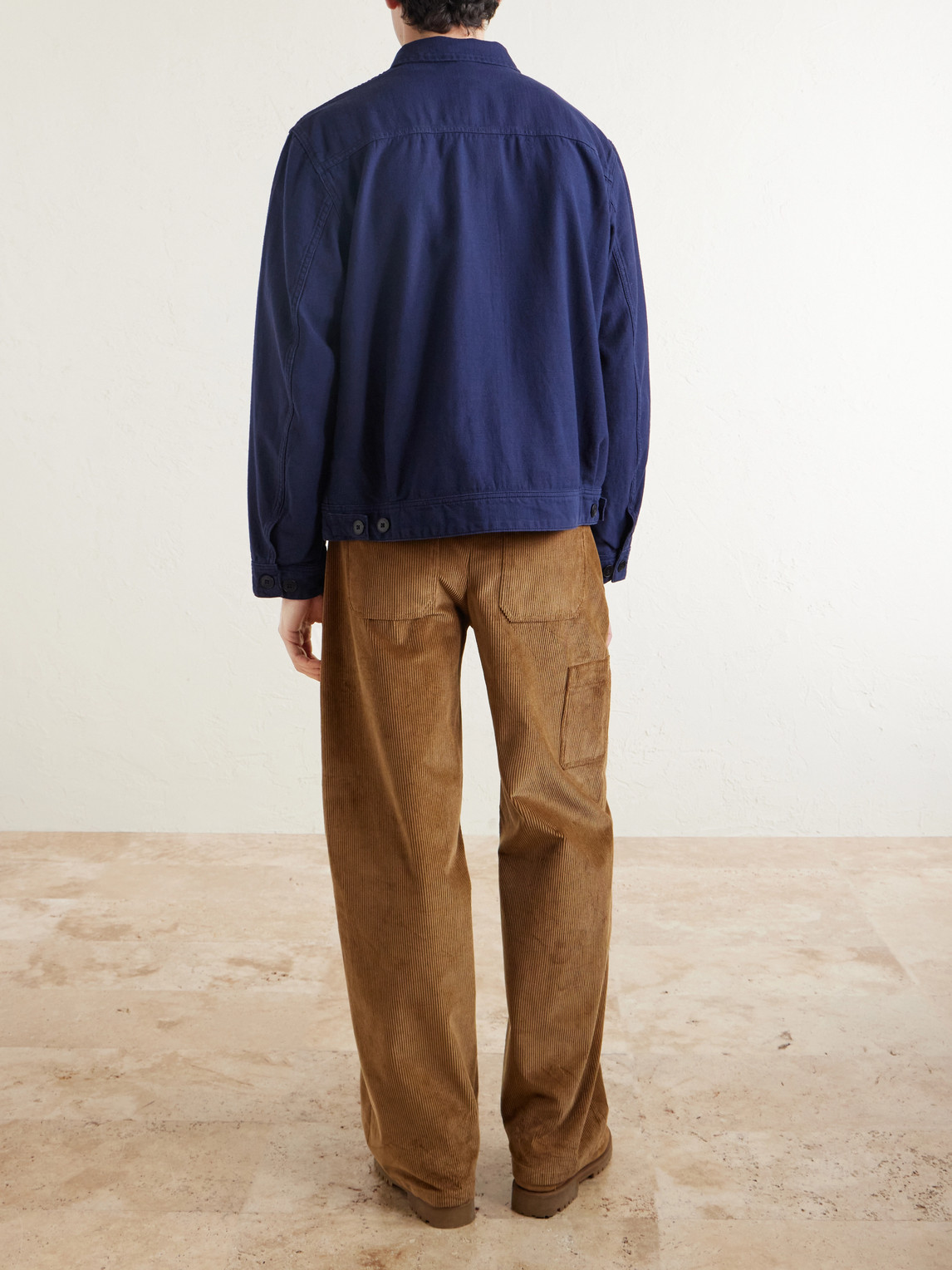 Nudie Jeans - Blake Logo-embroidered Cotton Jacket - Men - Blue - S 