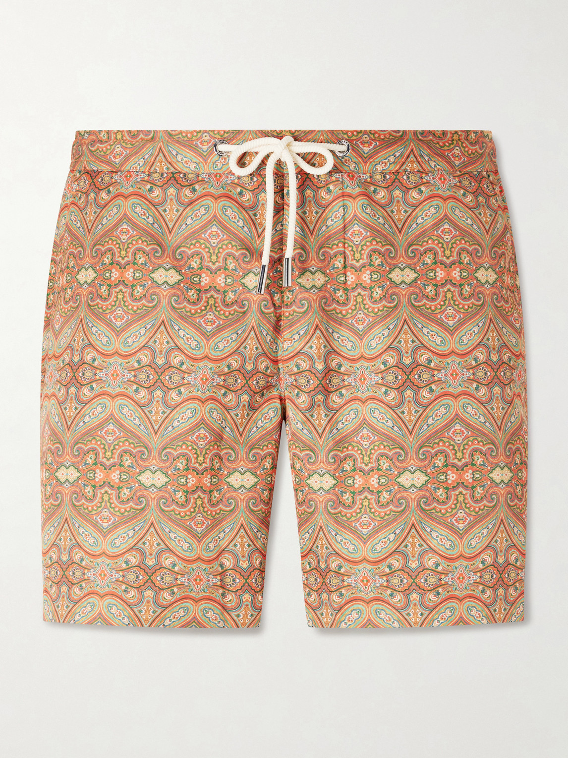 Orlebar Brown Bulldog Straight-Leg Mid-Length Paisley-Print Swim Shorts UK/US 30