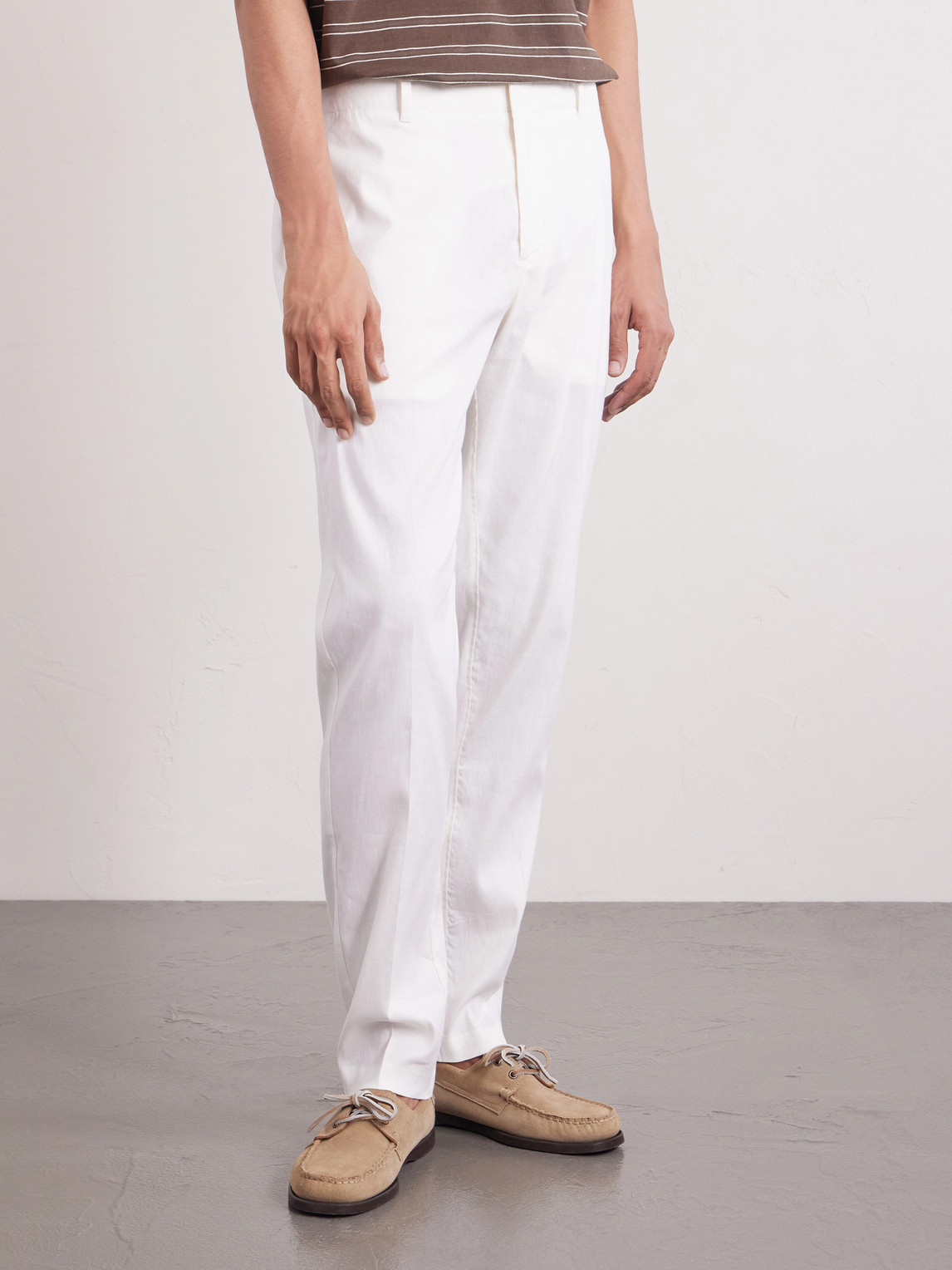  Orlebar Brown - Ray Straight-leg Stretch Linen And Cotton-blend Trousers - Men - Neutrals - Uk/us 28 