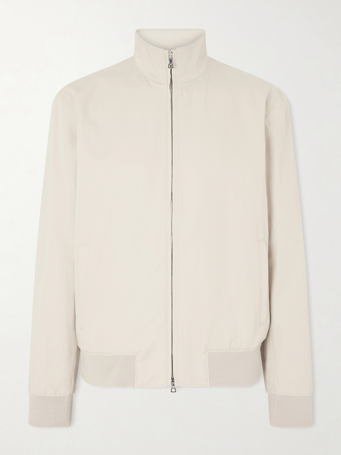 Orlebar Brown Alvaro Cotton And Linen-blend Jacket In Neutral