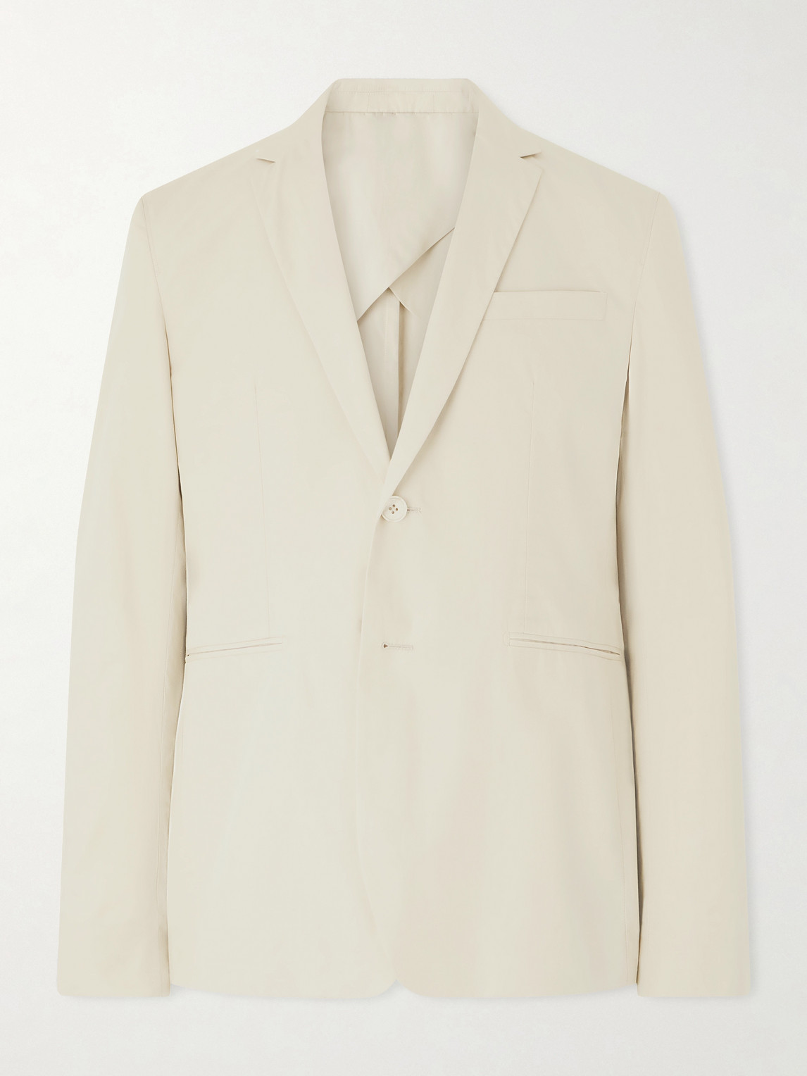 Orlebar Brown Mathis Cotton-canvas Blazer In Neutral
