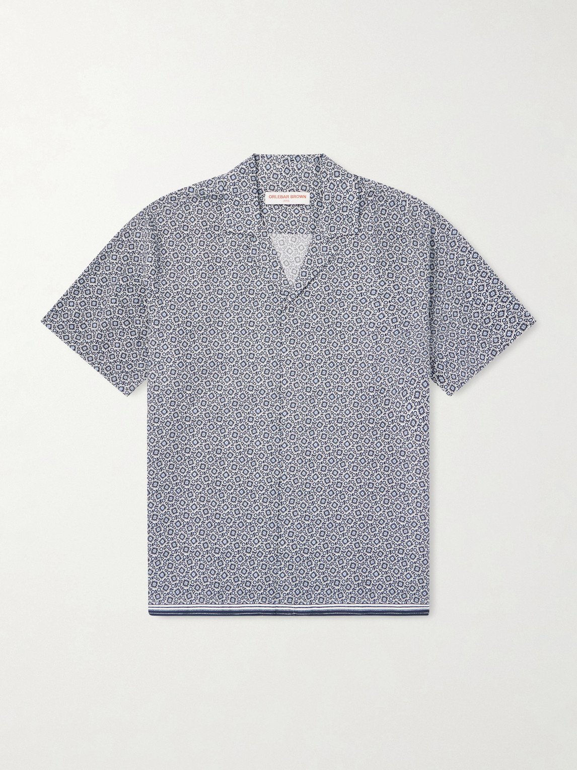 Orlebar Brown Maitan Camp-Collar Printed Lyocell Shirt - Men
