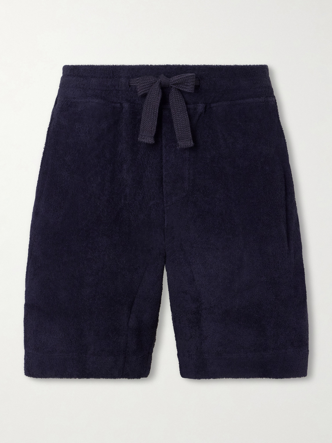 Orlebar Brown Trevone Straight-Leg Organic Cotton-Terry Drawstring Shorts UK/US 32