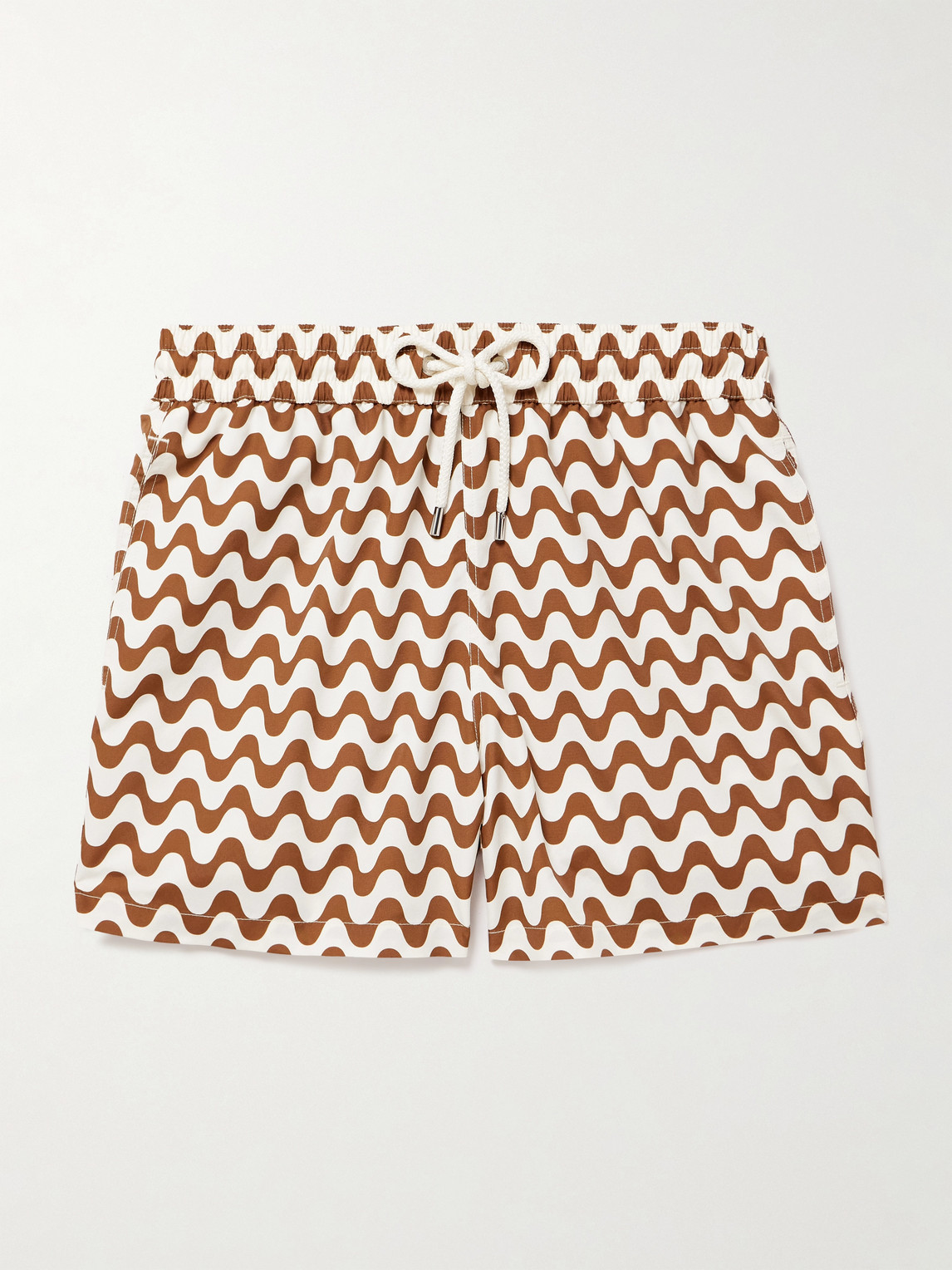 Frescobol Carioca Copacabana Straight-Leg Mid-Length Printed Recycled Swim Shorts - Men